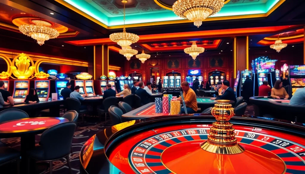 Players enjoying an exciting casino experience at https://xx88.xyz/ with dynamic roulette and poker tables.