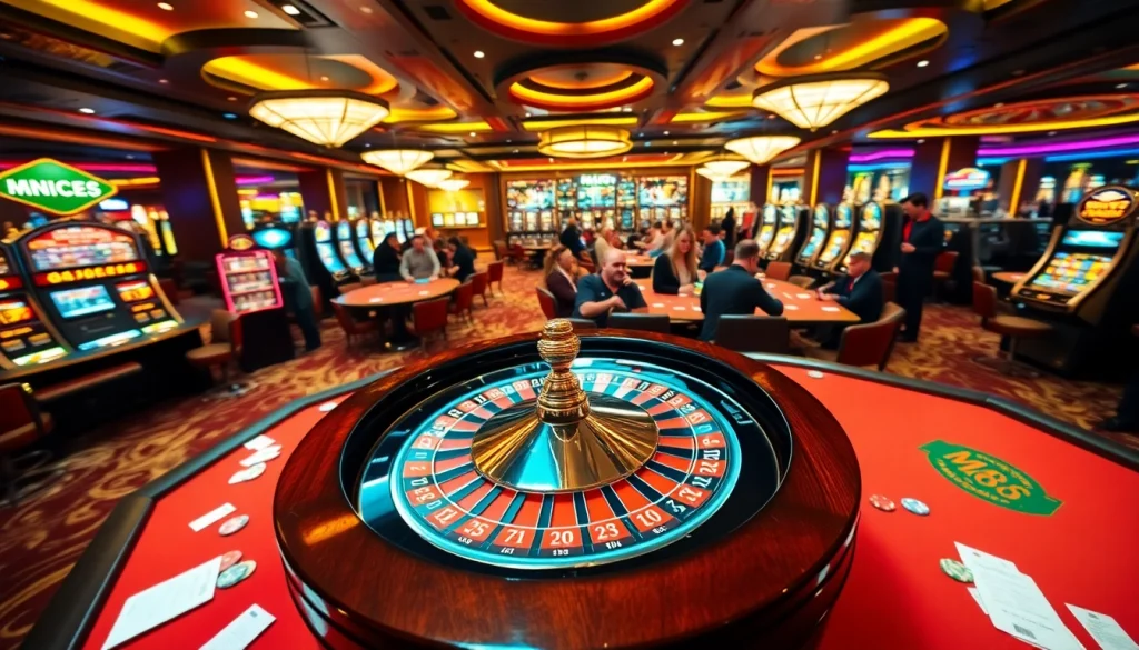 Play at MM88 Vegas with thrilling casino games, vibrant atmosphere, and exciting roulette and poker action.