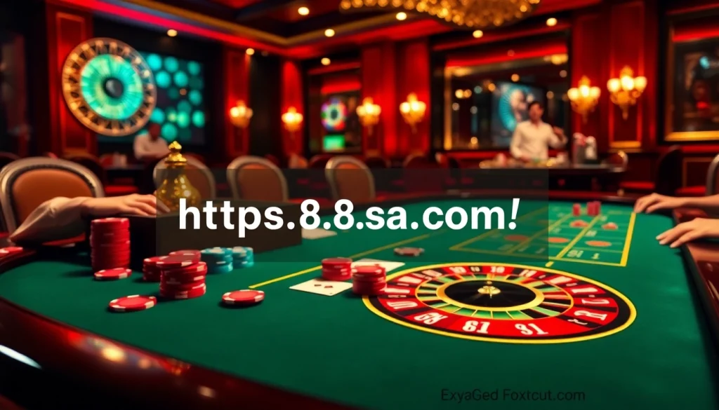 Experience the excitement of poker at https://go8.sa.com/ with vibrant chips and intense competition.