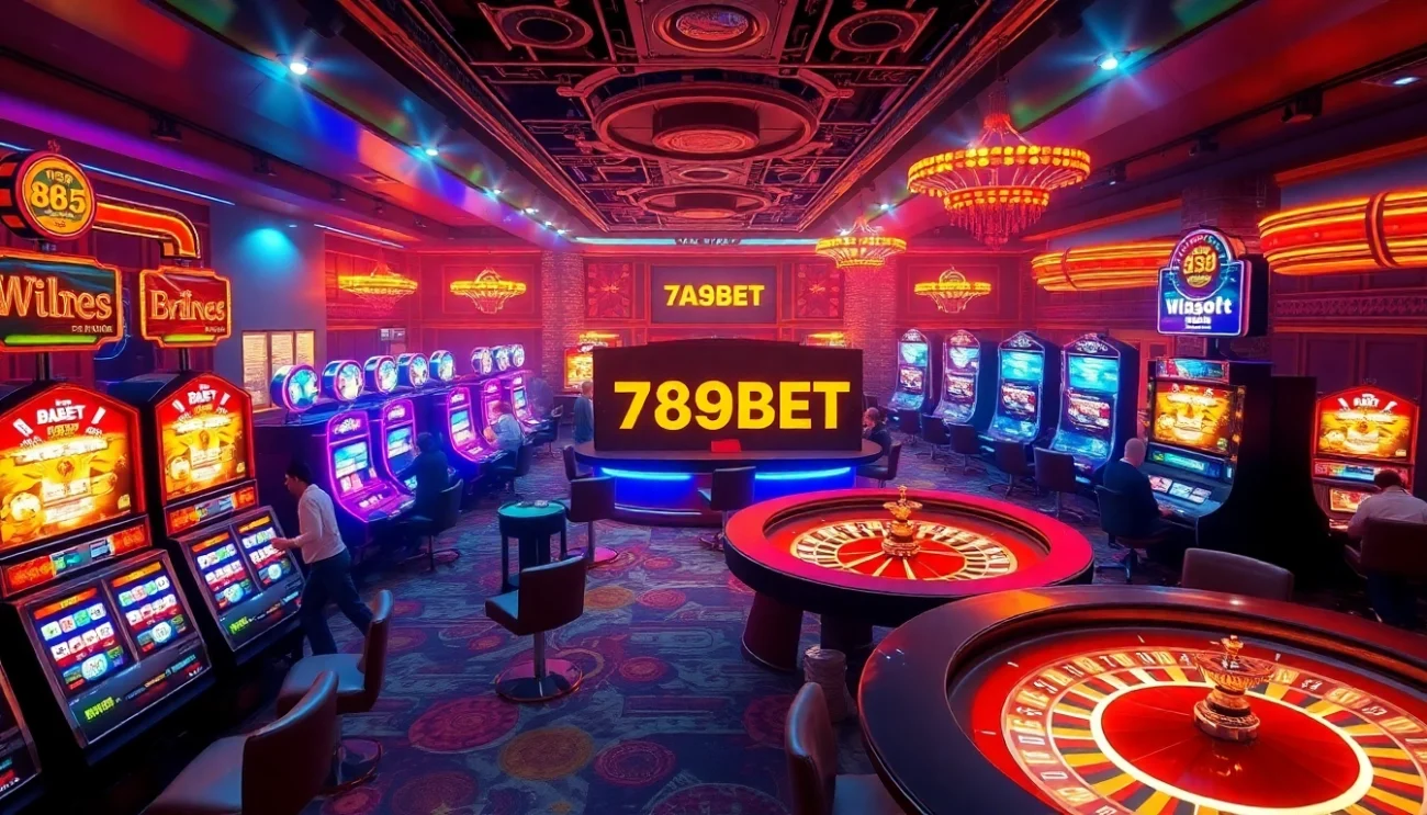 Experience the thrilling atmosphere of gambling at 789BET with vibrant casino games and lively players.